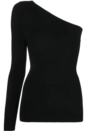 Victoria Beckham One shoulder ribbed top