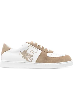 Etro Pegaso panelled low-top sneakers