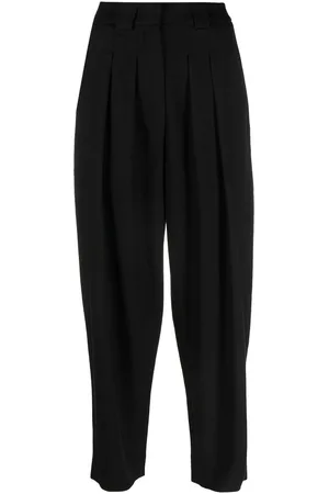 Frame Pleated high-waisted trousers