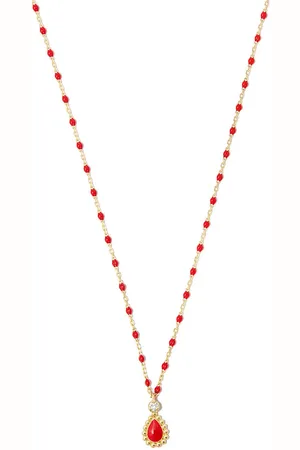 GIGI CLOZEAU 18kt yellow Mini Lucky Cashmere 42cm necklace