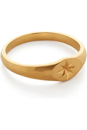 Monica Vinader Guiding Star signet ring