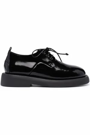 MARSÈLL High-shine lace-up leather shoes