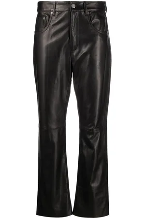 Golden Goose Straight-leg leather trousers