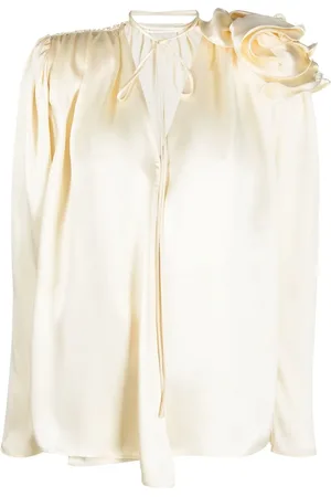 MAGDA BUTRYM Draped silk blouse