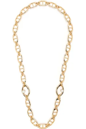 CAPSULE ELEVEN Pearl-embellished chain necklace