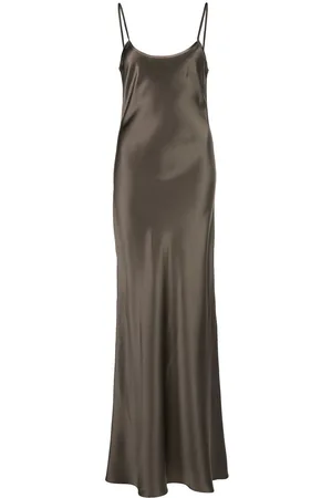 Voz Bias cut slip dress