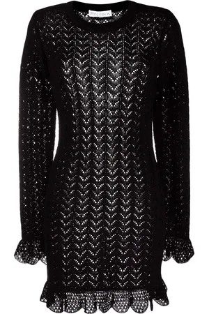 J.W.Anderson Scalloped-edge knitted dress