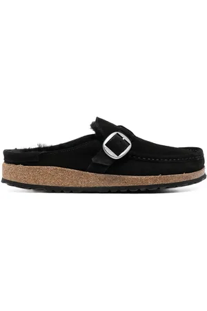 Birkenstock Buckley Shearling Suede sandals