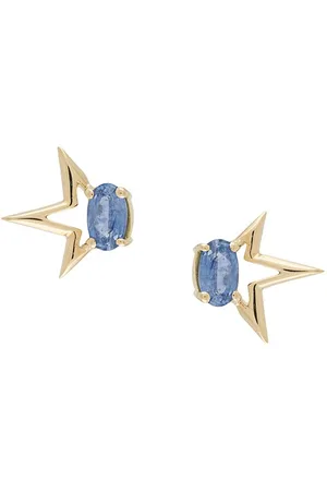 LE STER 18kt yellow sapphire Whaam earrings