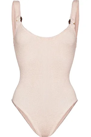 Hunza G Domino crinkle-effect swimsuit
