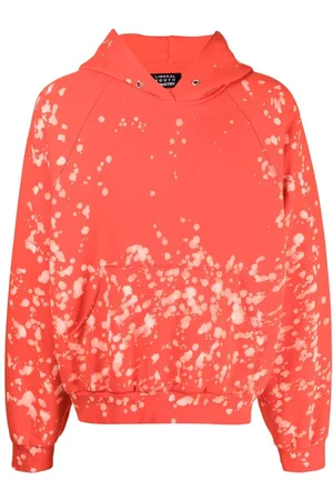 Liberal Youth Ministry Bleach-splash cotton hoodie