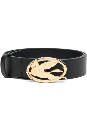 Etro Logo-plaque leather belt