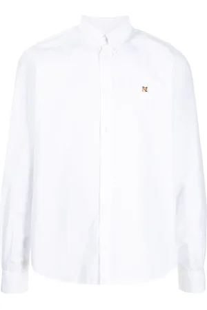 Maison Kitsuné Embroidered logo polo shirt