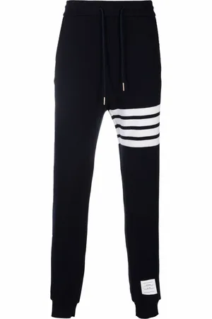 Thom Browne Waffle-knit cashmere track pants