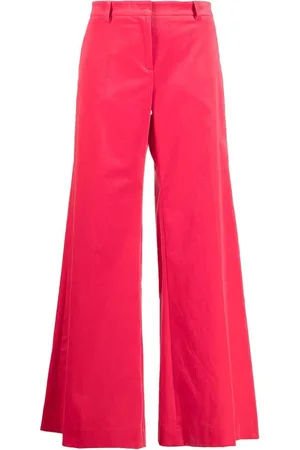 ALBERTO BIANI Pressed-crease two-pocket palazzo pants