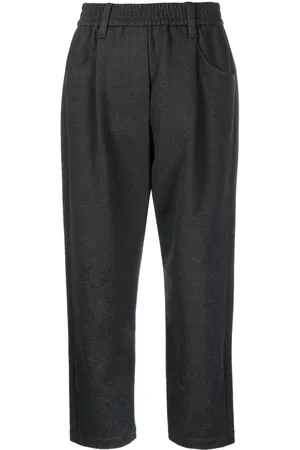 Brunello Cucinelli Mid-rise straight leg trousers