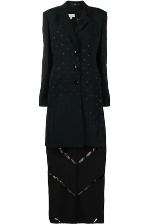 Gianfranco Ferré 1990s embroidered dress-jacket set