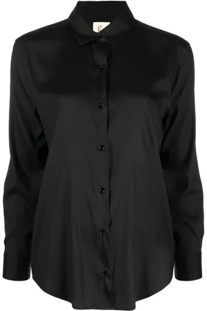 Paula Long-sleeve silk shirt