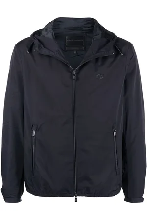 Emporio Armani Water-repellent hooded jacket
