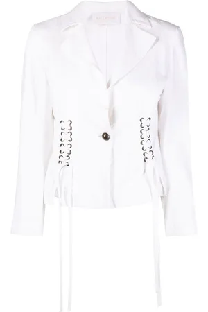 VALENTINO GARAVANI 2000s lace-up detailing jacket