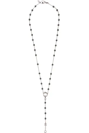 CAPSULE ELEVEN Beaded rolo-chain necklace