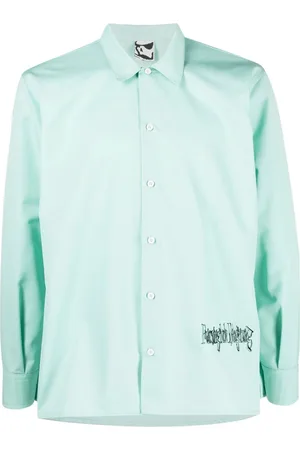 GR10K Embroidered-logo shirt