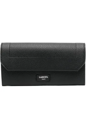 LANCEL Logo-patch leather wallet