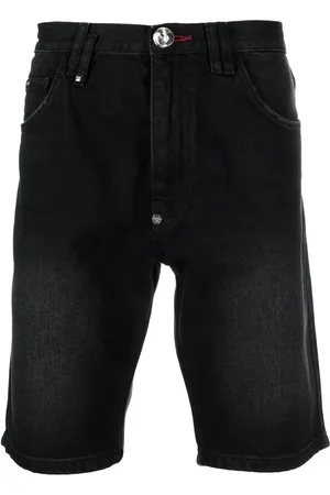 Philipp Plein Knee-length denim shorts
