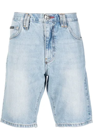 Philipp Plein Knee-length denim shorts