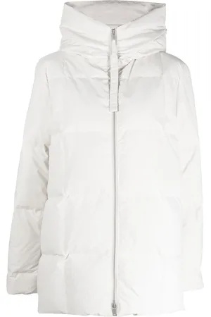 Jil Sander Padded zip-up hooded jacket