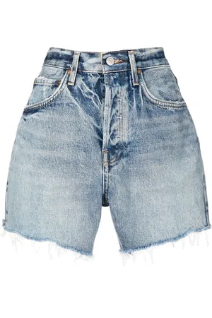 AGOLDE Riley cut-off denim shorts
