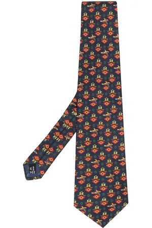 Salvatore Ferragamo 1990s graphic-print silk tie