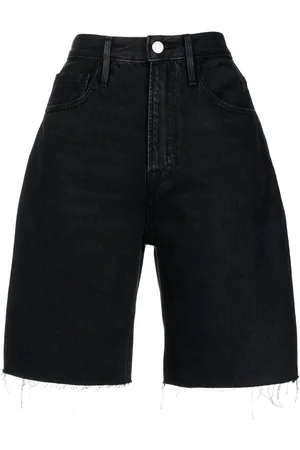 Frame Wide-leg denim shorts