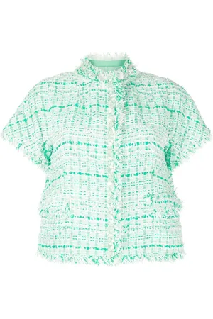SHIATZY CHEN Bead-embellished tweed jacket