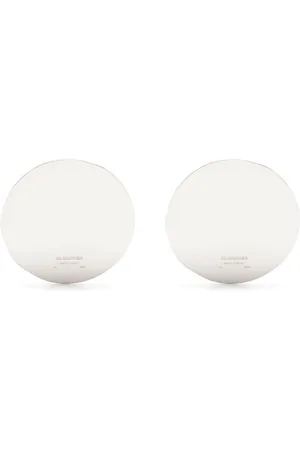 Jil Sander Enamel plate earrings