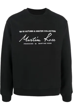 MARTINE ROSE Slogan-print sweatshirt