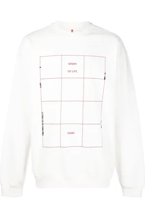 OAMC Graphic-print cotton sweatshirt