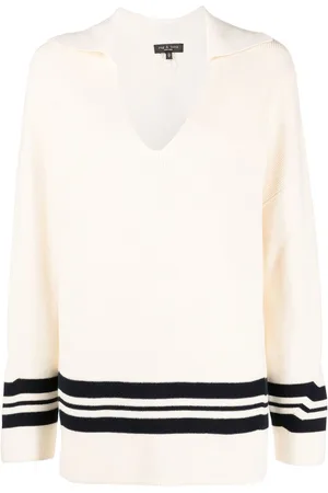 RAG&BONE Stripe-trim oversized jumper