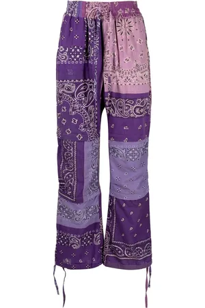 READYMADE Bandana-print straight trousers