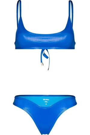 The Attico High-shine bikini set
