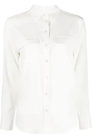 Paula Long-sleeve silk shirt