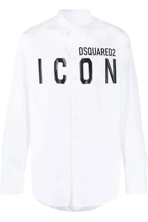 Dsquared2 Logo-print cotton shirt