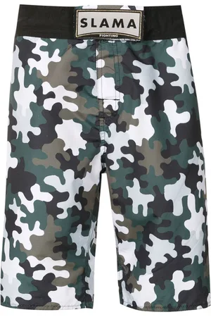 AMIR SLAMA Camouflage-print Bermuda shorts