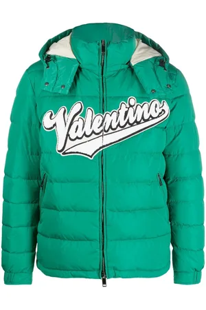 VALENTINO GARAVANI Logo-patch puffer jacket