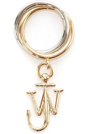 J.W.Anderson Anchor-charm double-loop ring
