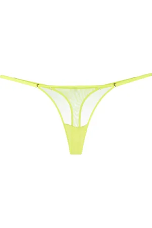 MAISON CLOSE Low-rise sheer thong