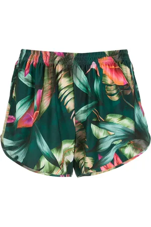 Lygia & Nanny Lee leaf-print shorts