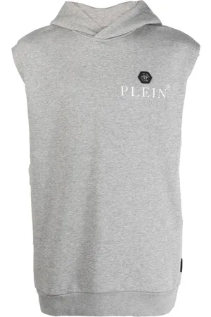 Philipp Plein Hexagon sleeveless hoodie