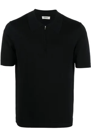 Sandro Half-zip fastening polo shirt