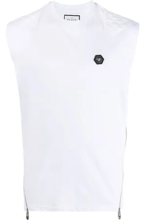 Philipp Plein Hexagon quilted vest